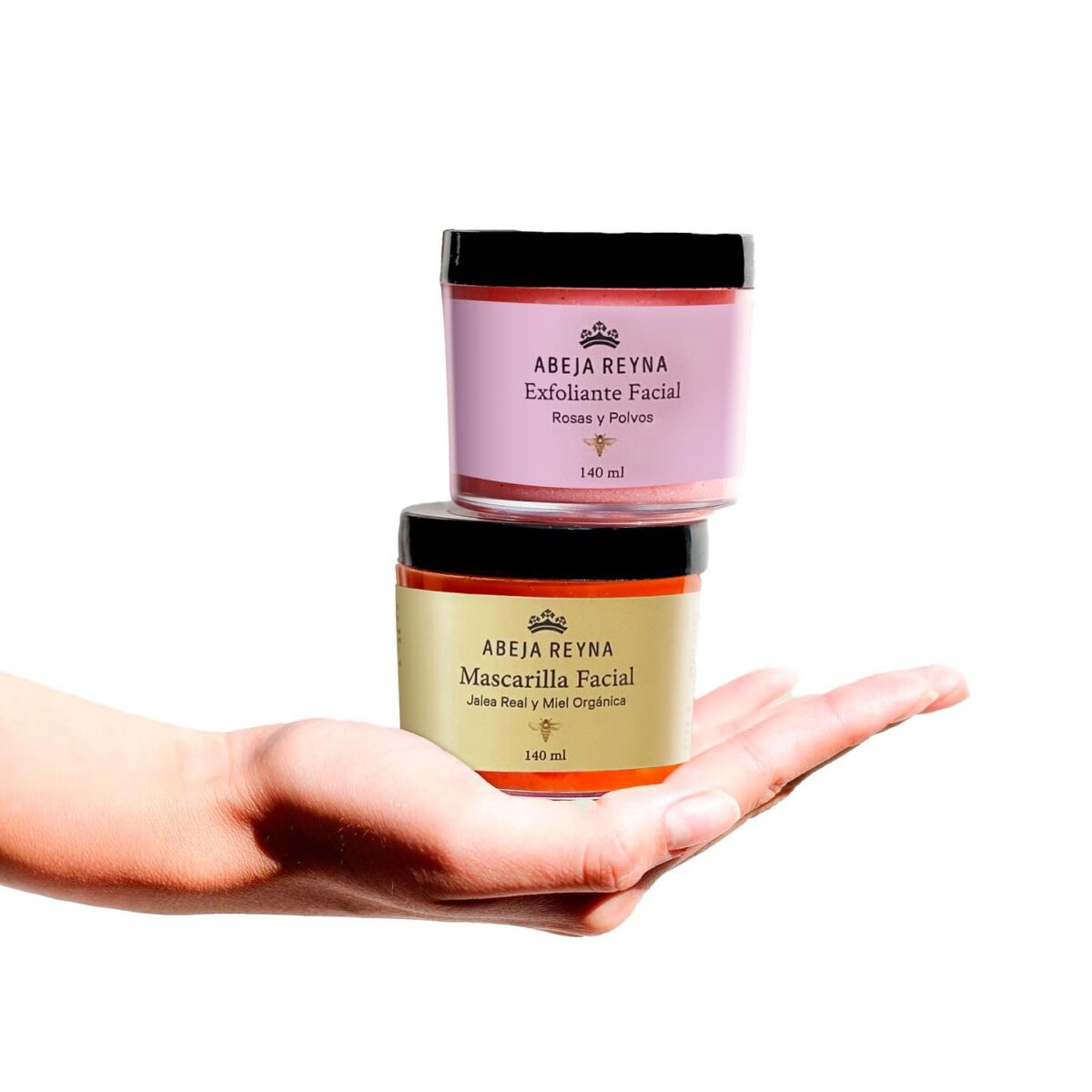Exfoliante facial y mascarilla de jalea real