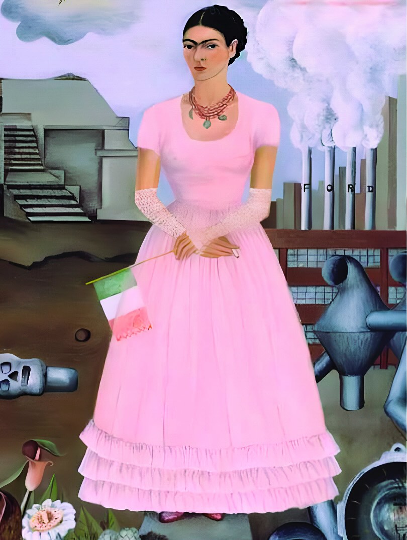 oleo de Frida Kahlo 
