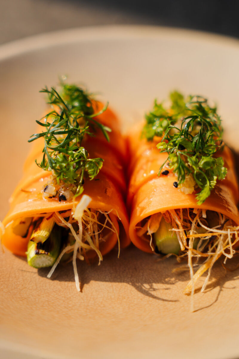 En Charco los vegetales son la estrella del menú