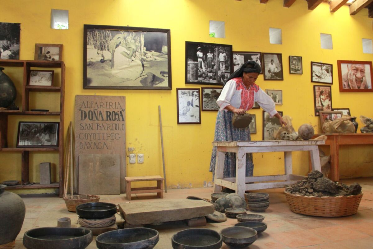 Talleres familiares en San Bartolo Coyotepec