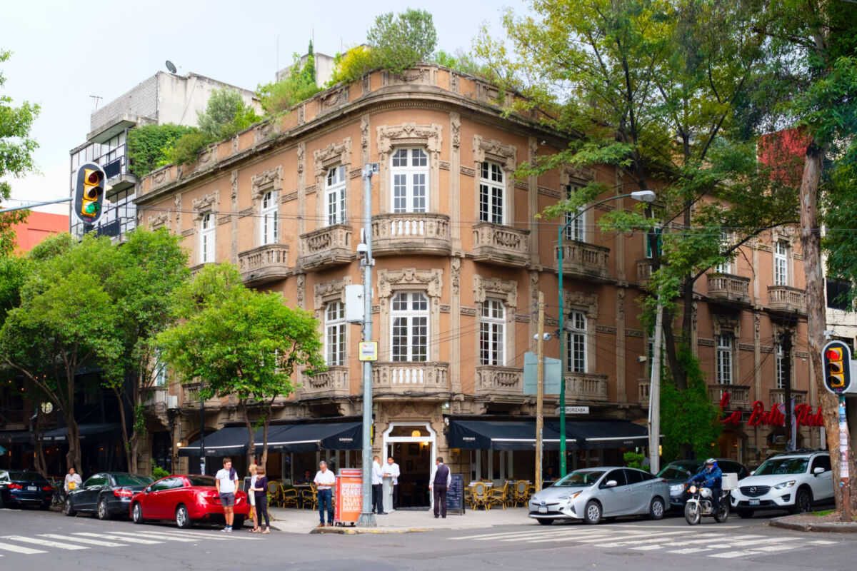 edificio porfiriano en la colonia Roma 