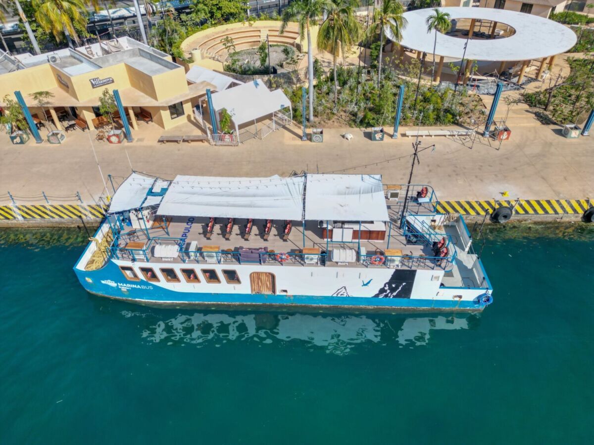 Así es el nuevo Corredor Turístico de Acapulco con jardines, restaurantes y marinabús a Zona Diamante