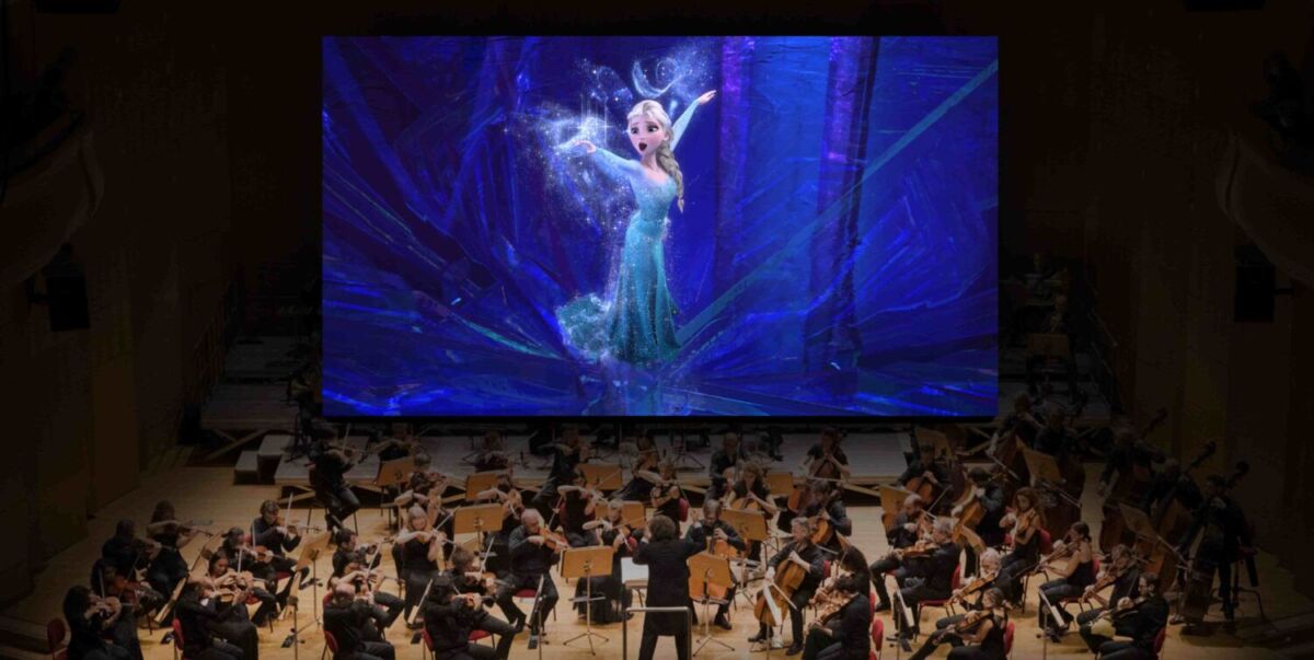 Proyección de Frozen con orquesta en el Auditorio 