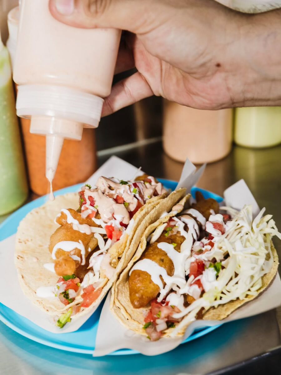 Tacos de pescado capeado estilo Ensenada