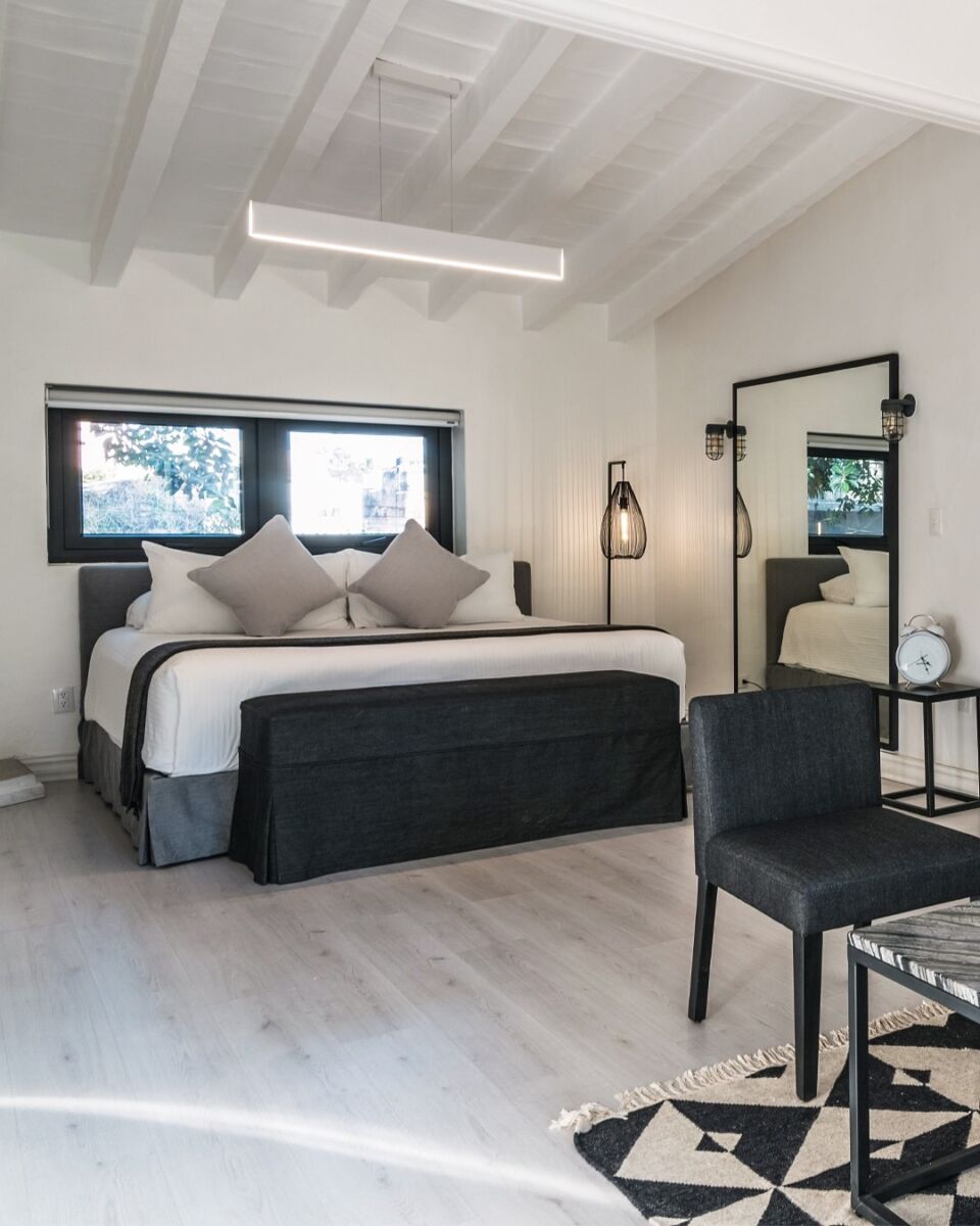 habitación de un hotel boutique en Cuernavaca 