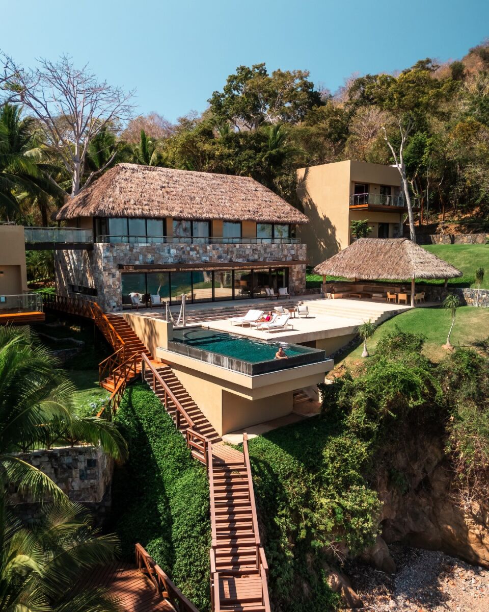 villa privada con alberca 