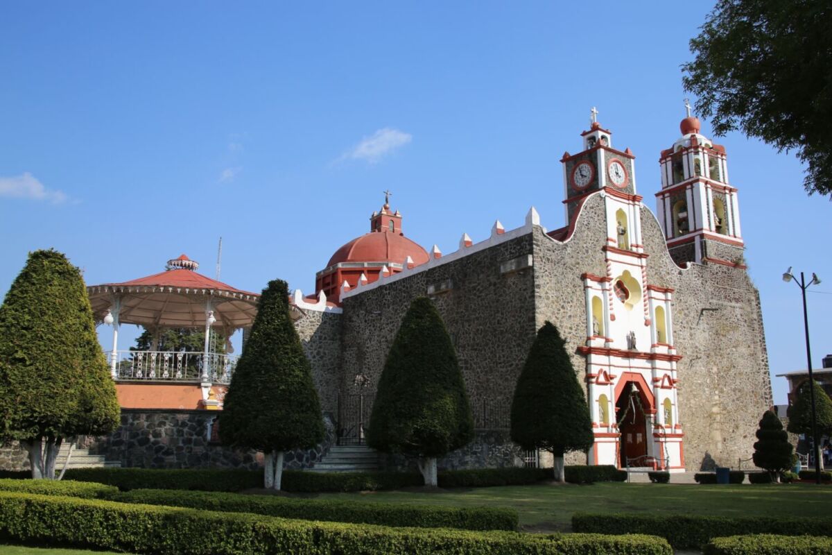 antiguo templo en el estado de Morelos 