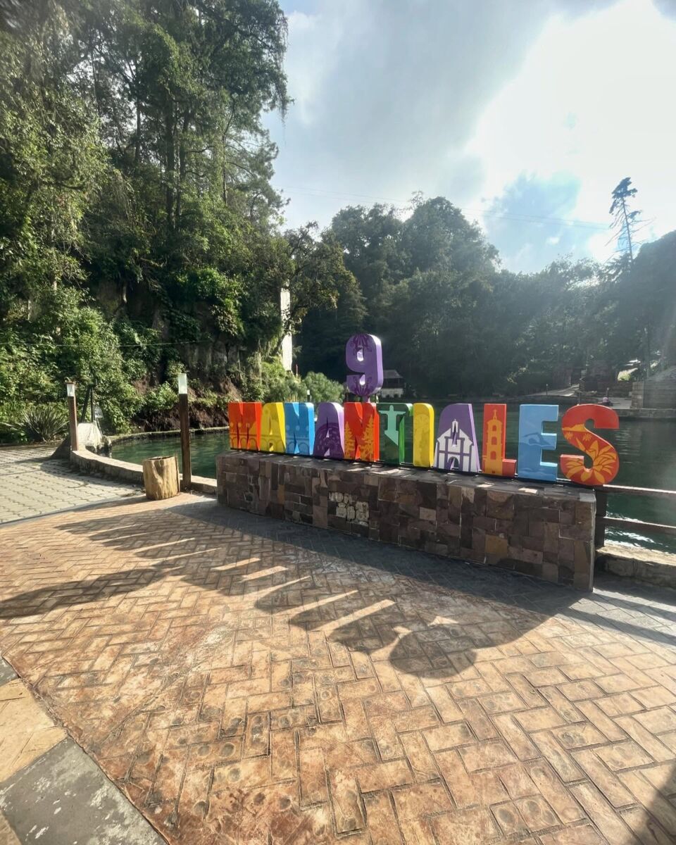 Letras monumentales de los Manantiales de Chignautla