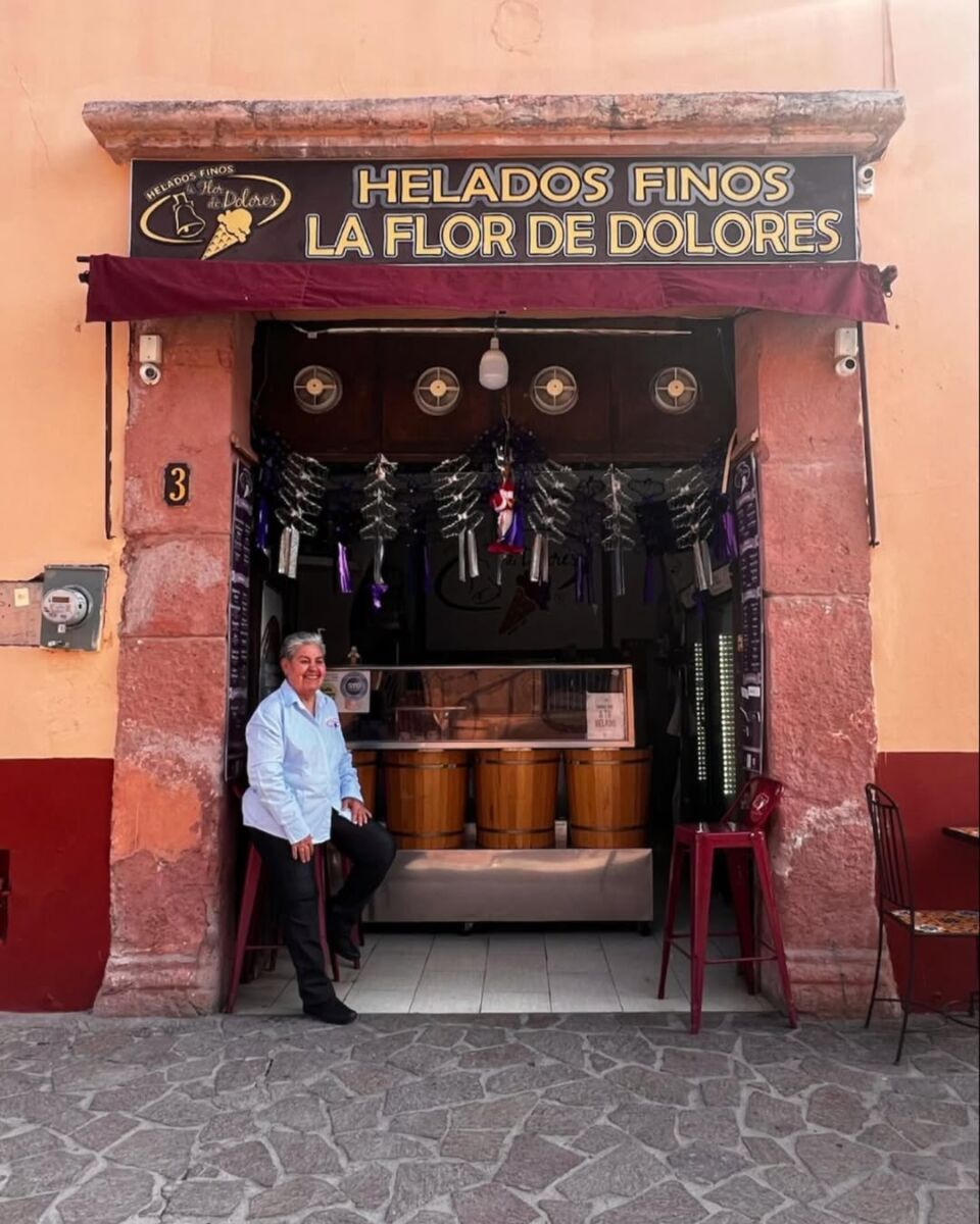 local de nieves artesanales en Dolores Hidalgo, Guanajuato 
