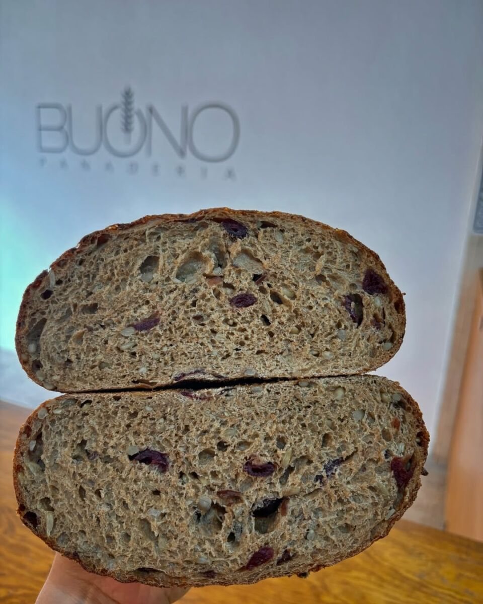 Pan de masa madre de la Panadería Buono 