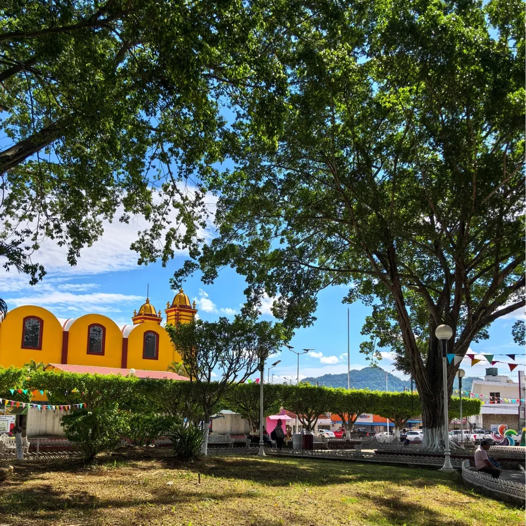 jardín de un Pueblo Mágico