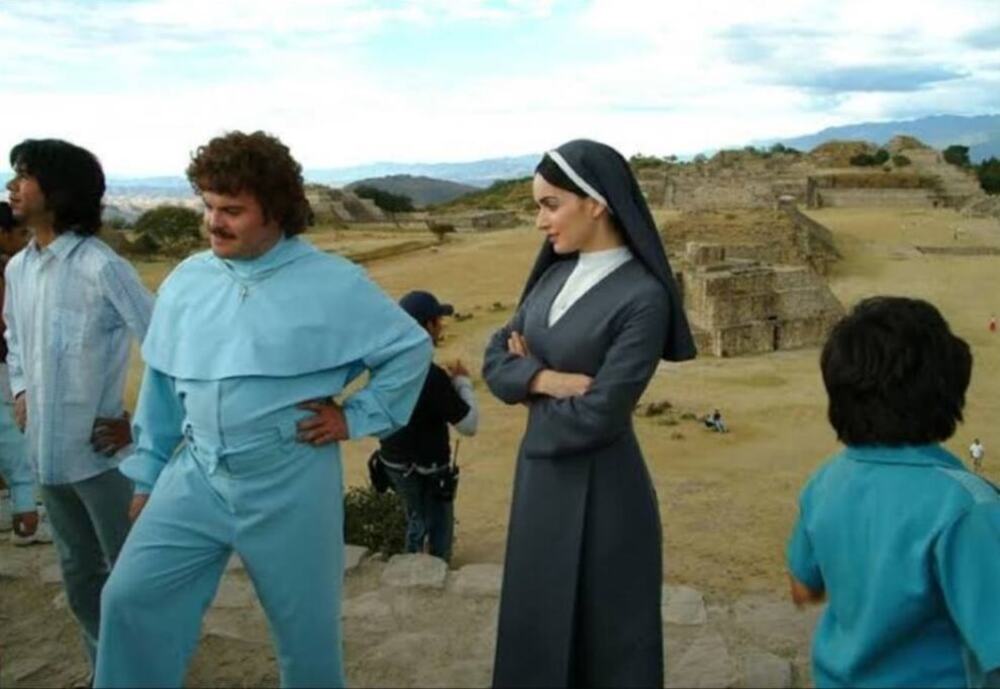 Filmación de Nacho Libre en Reyes Etla