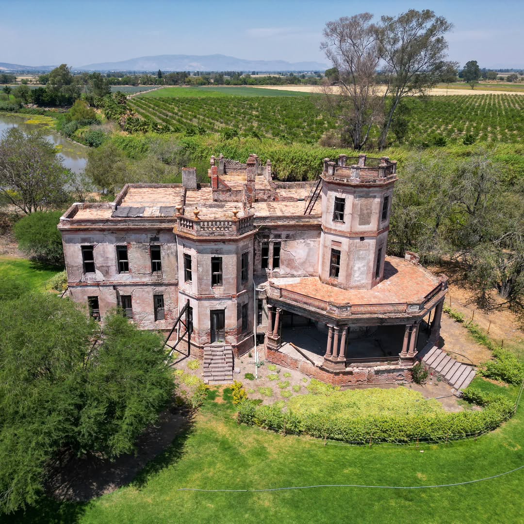 Foto aérea de la Hacienda La Bella Cristina