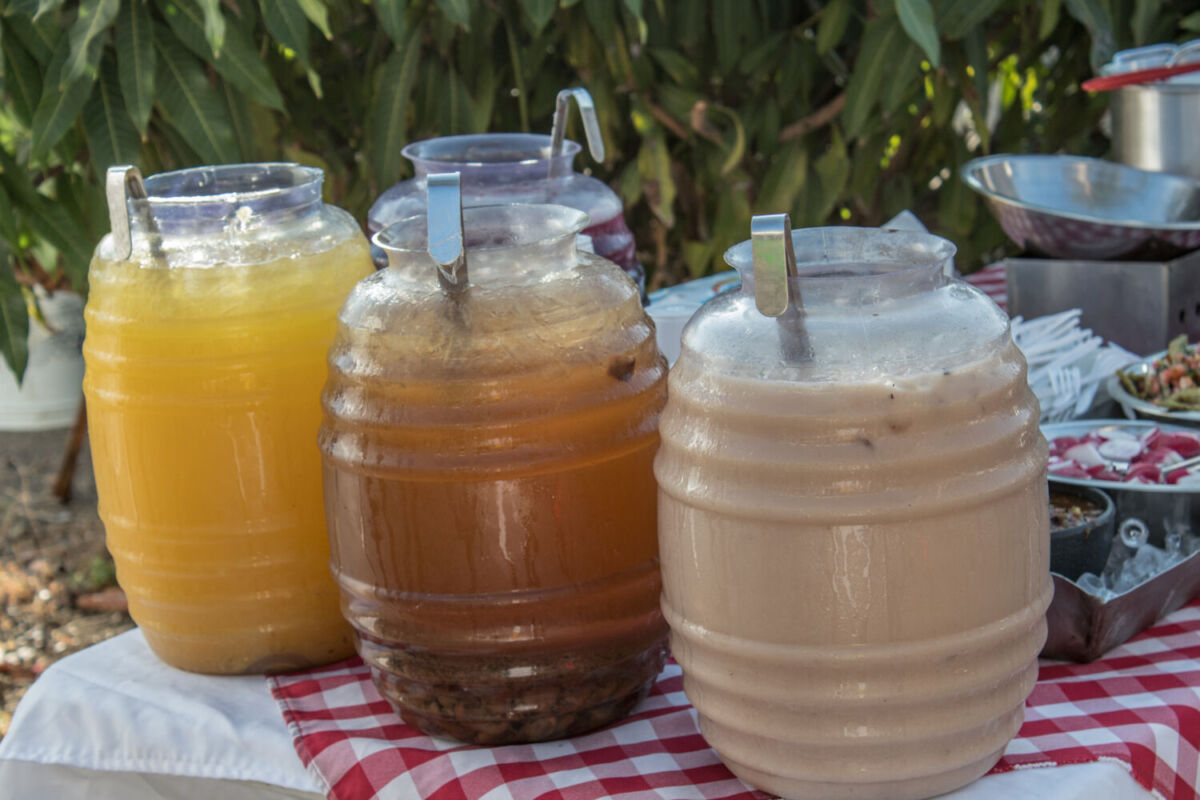 vitrolero de aguas frescas 