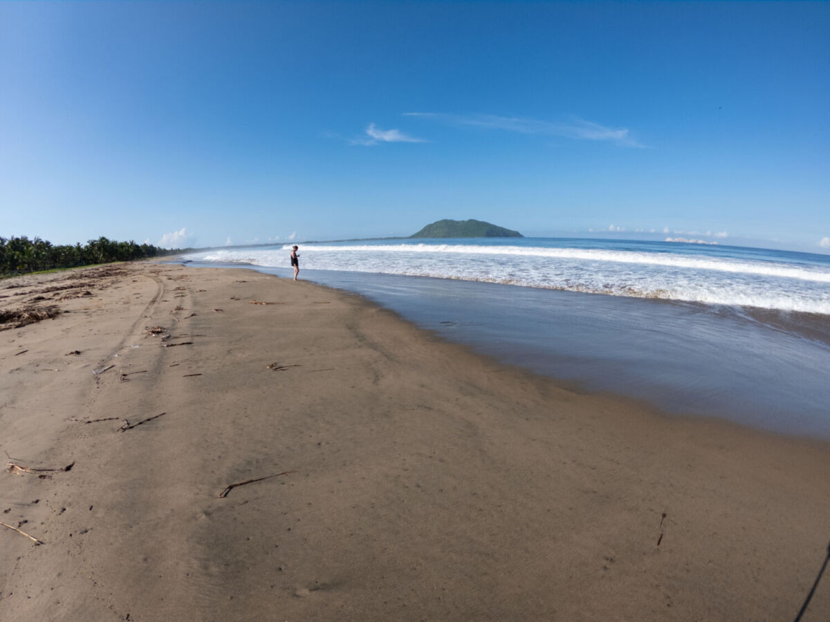 playa vacía en México 