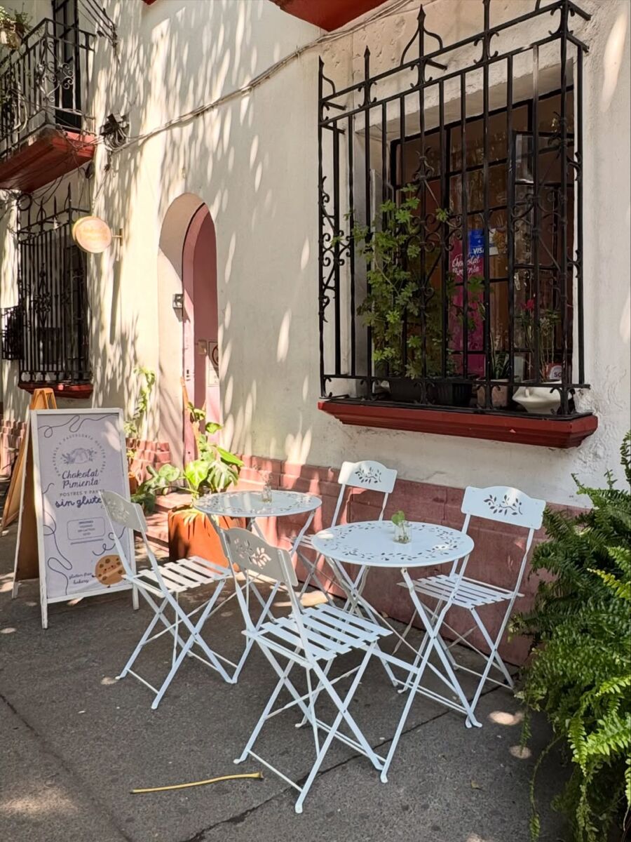 parte de afuera de pimienta bakery en la colonia condesa