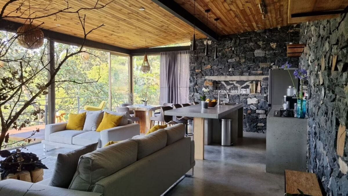 casa en renta en medio del bosque queretano 