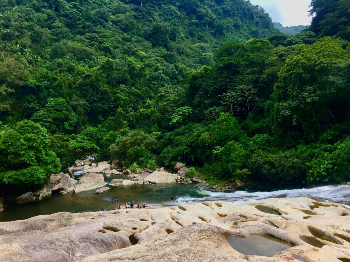 cascada en Cuetzalan 