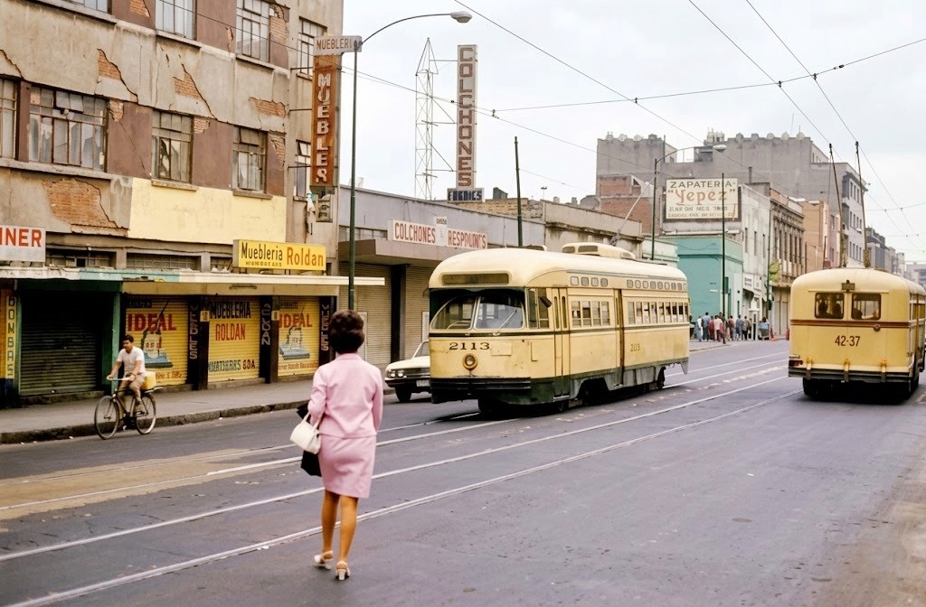 Calles de la colonia guerrero en 1968