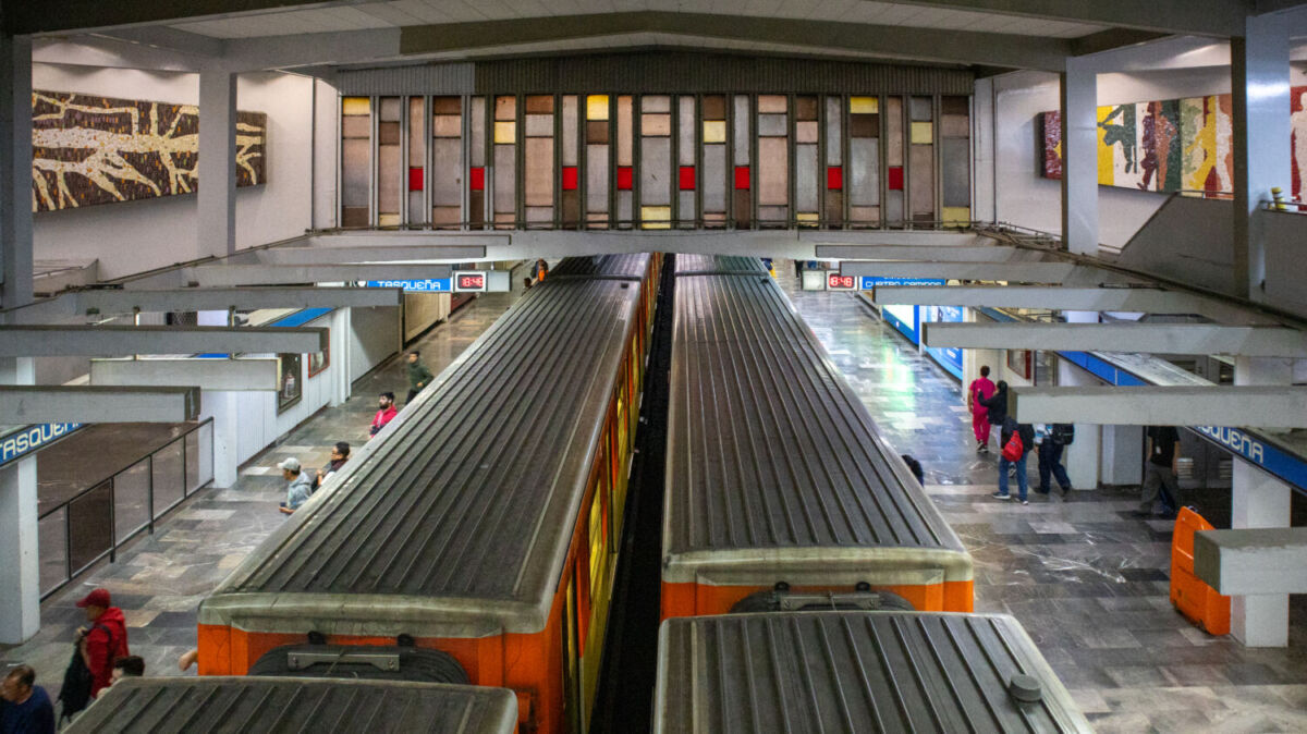 Terminal del Metro Tasqueña en la CDMX