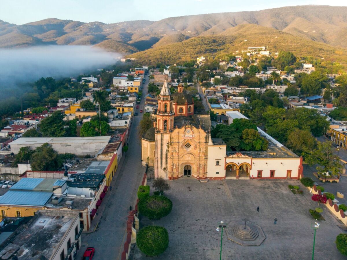 vista aérea de Jalpan de Serra