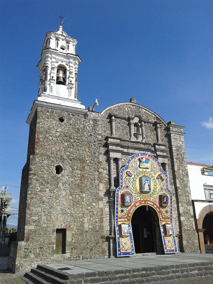 fachada de la Iglesia de San Pedro Tultepec