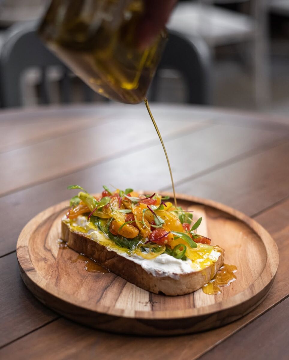 toast de vegetales 