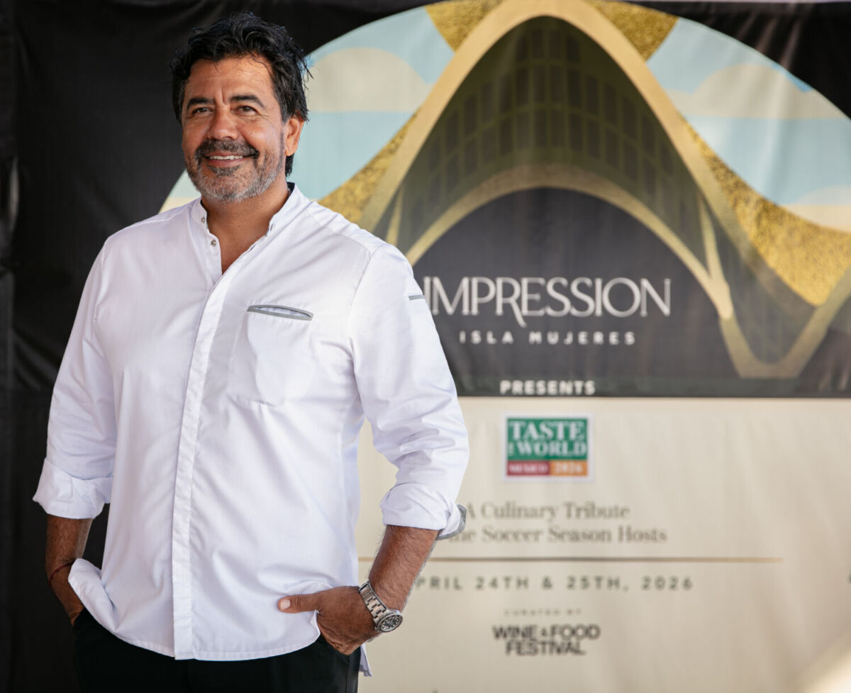 Chef Javier Plascencia en el Hotel Impression Isla Mujeres