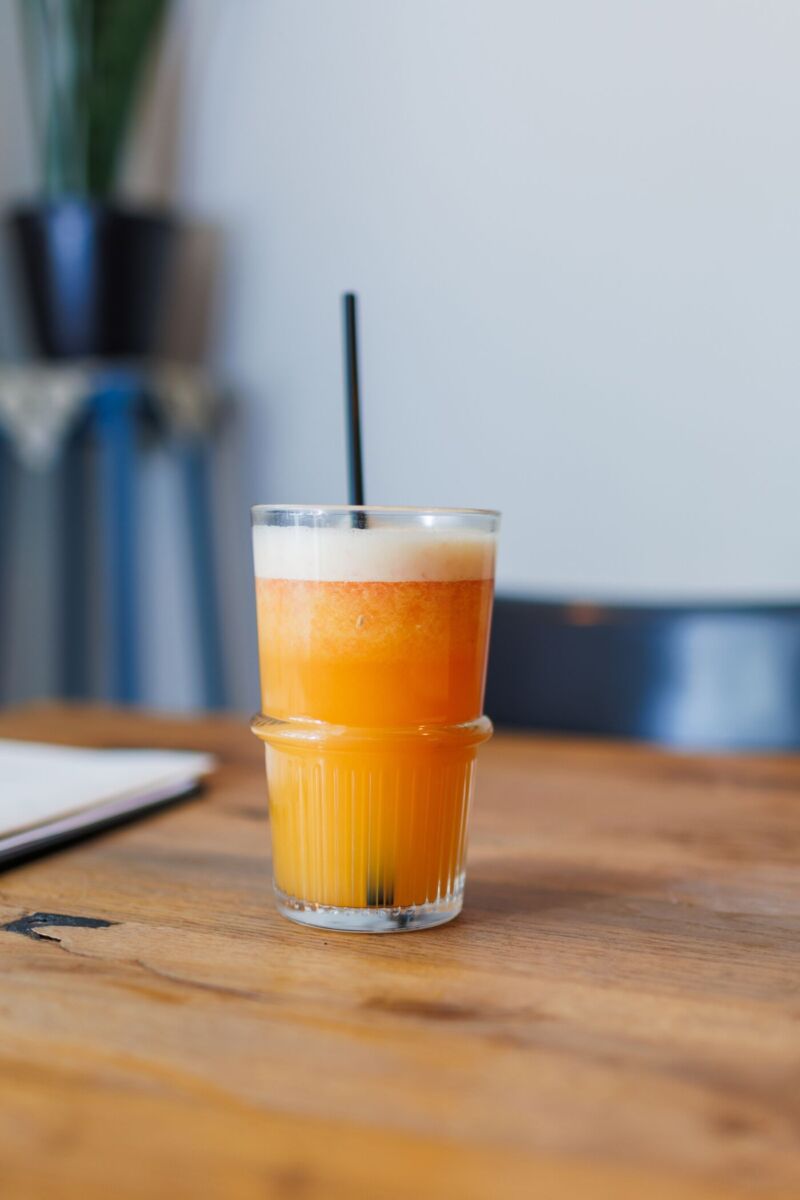 jugo casero rico en vitamina C