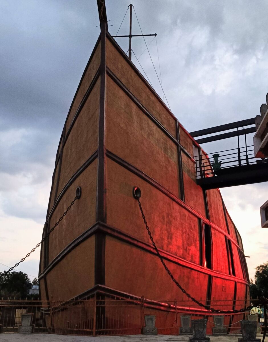 Construcción de la Barca de la Fe en Tlaxcala