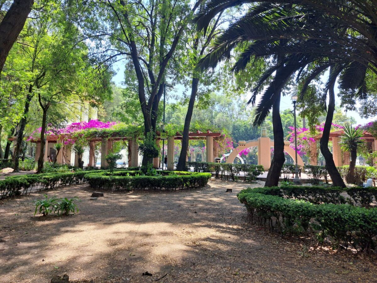 Colonia Condesa y sus parques arbolados