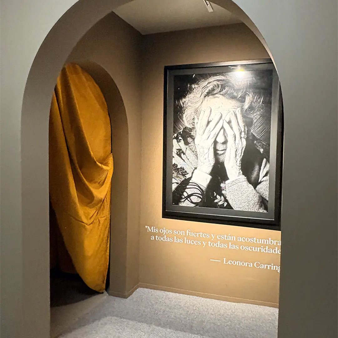 entrada del museo de leonora carrington