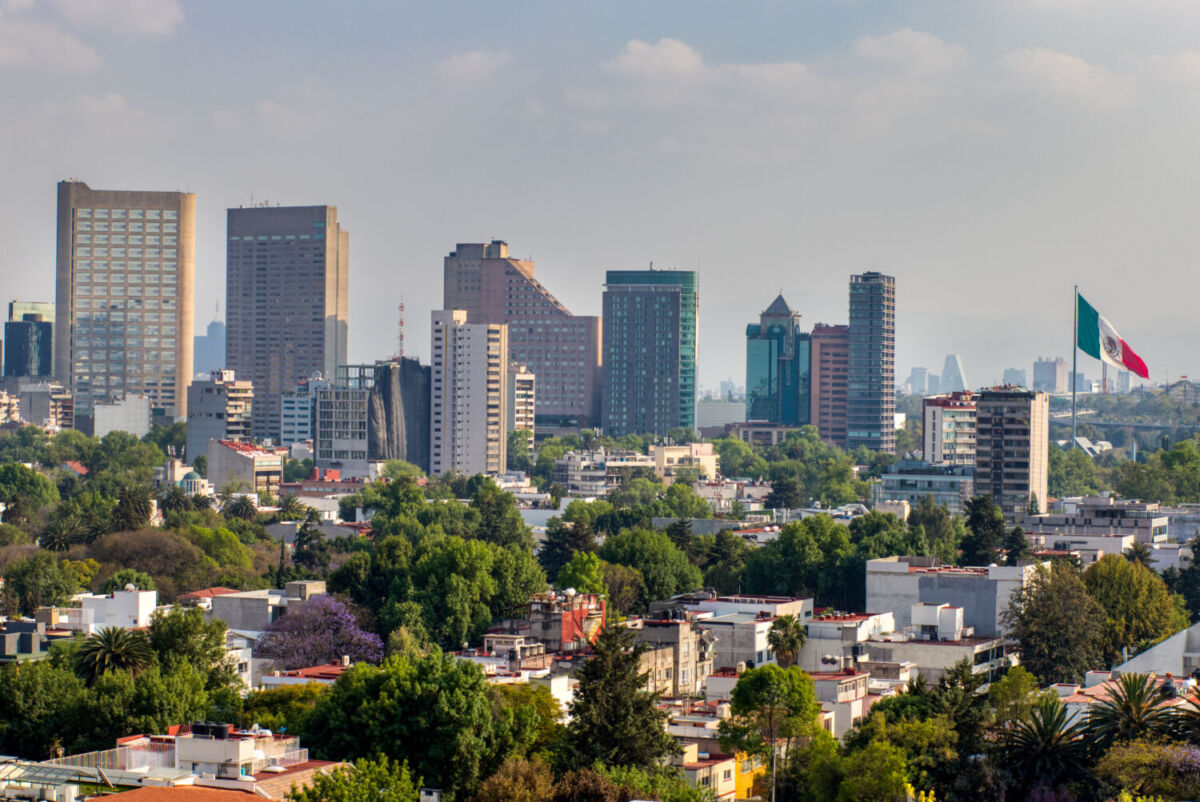 vista aérea de la CDMX 