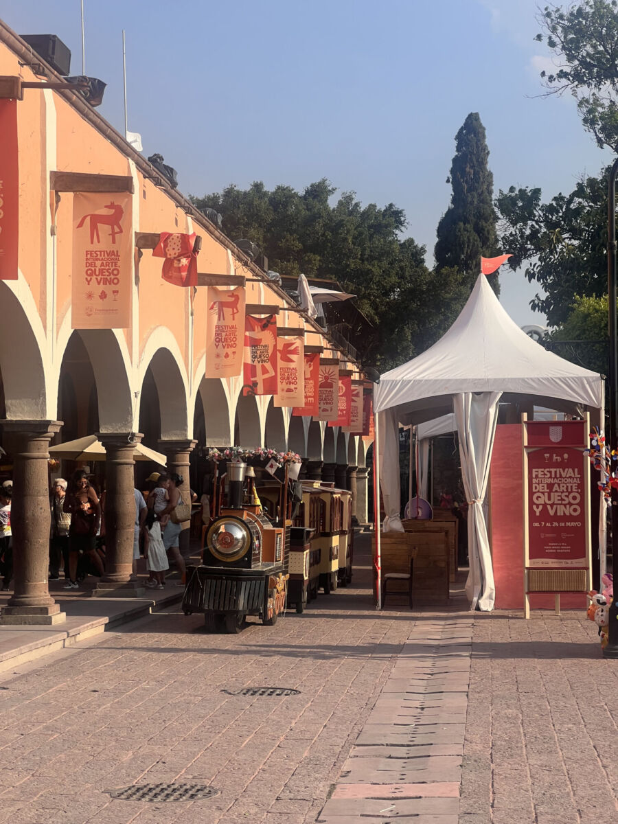 Calles de Tequisquiapan, pueblo mágico de Querétaro 
