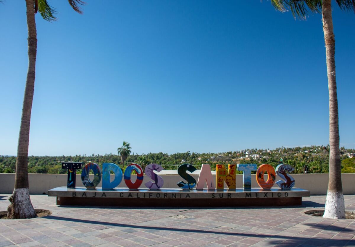 Letras del Pueblo Mágico Todos Santos 
