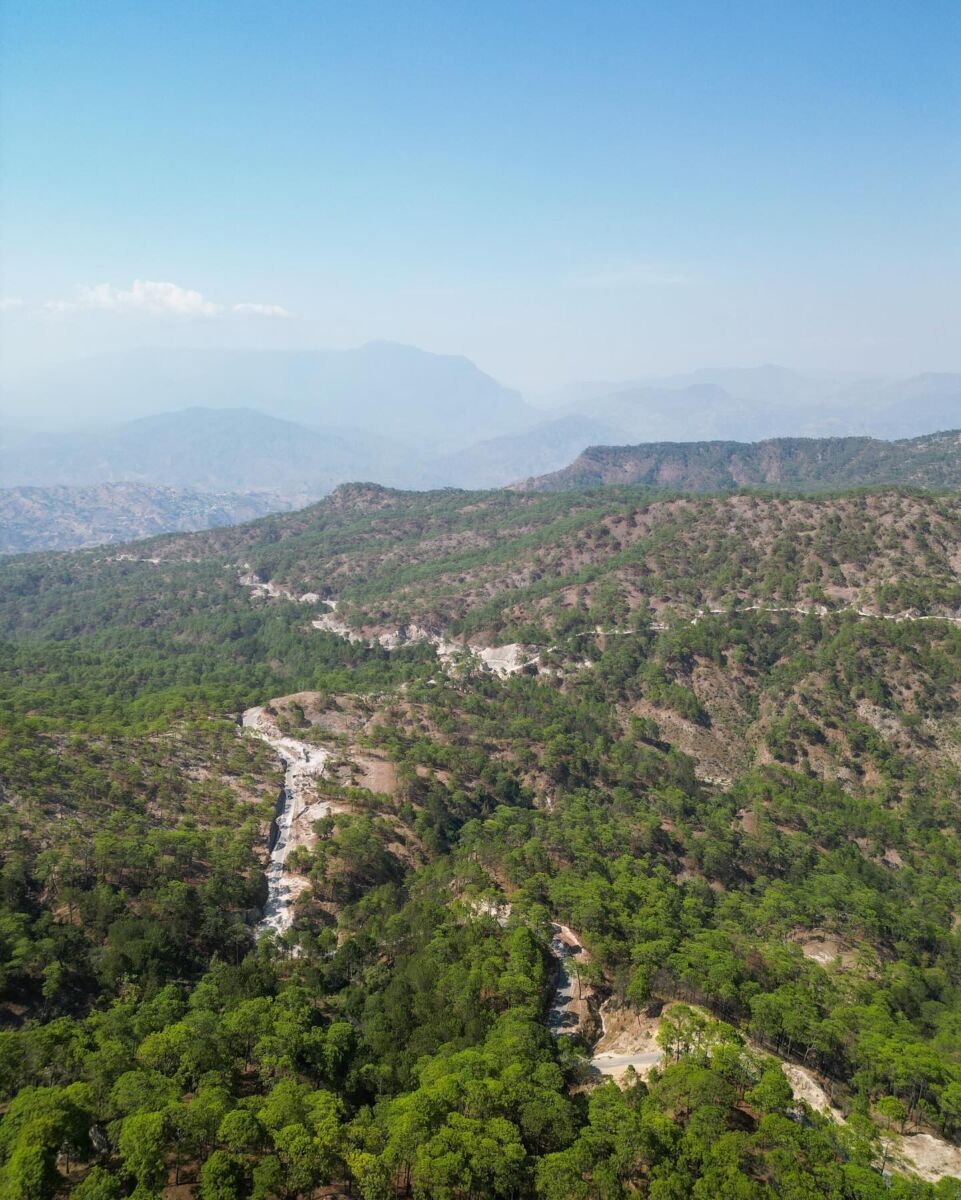 fotografía panorámica de la sierra mixteca