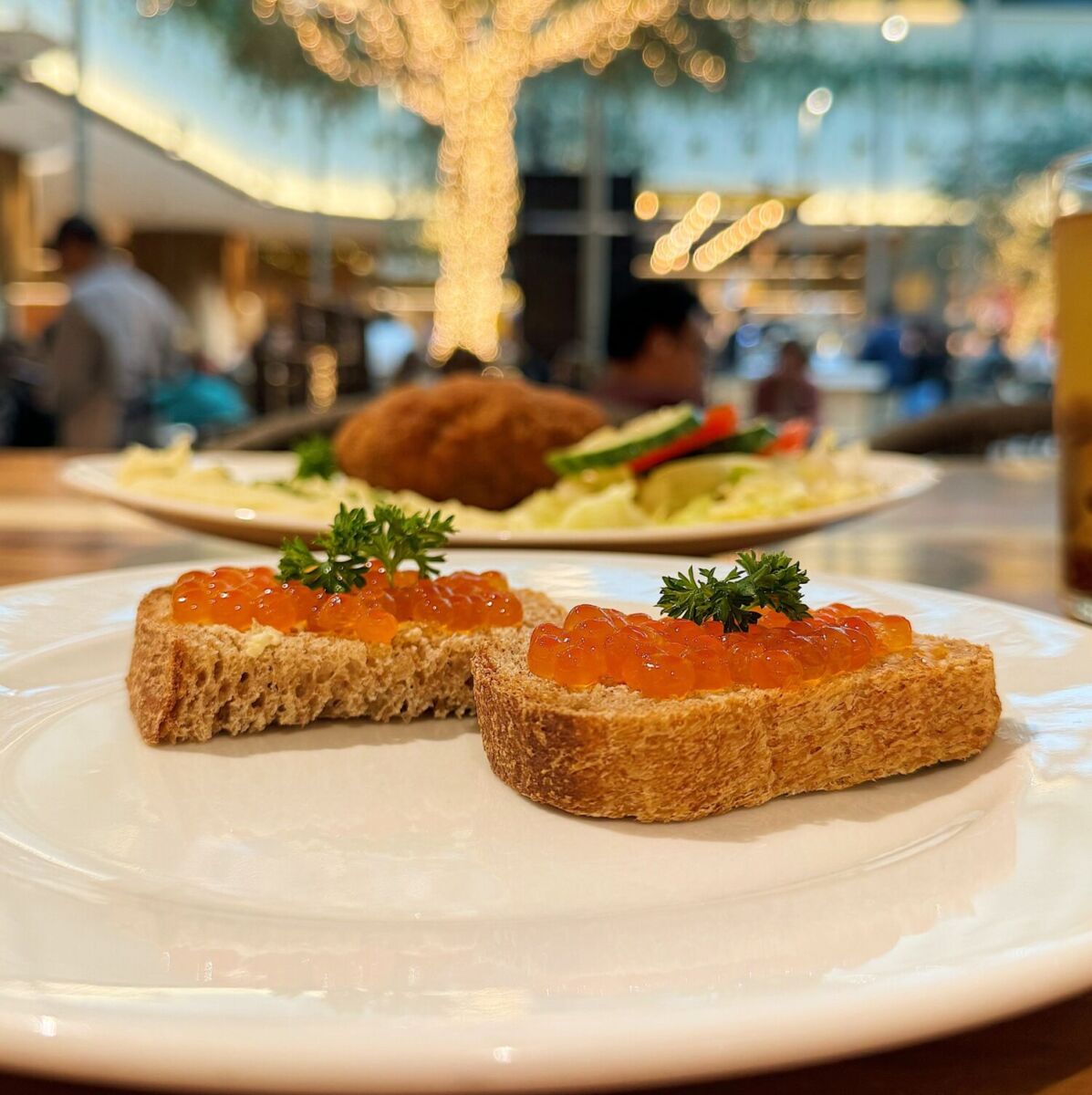 canapé de caviar 