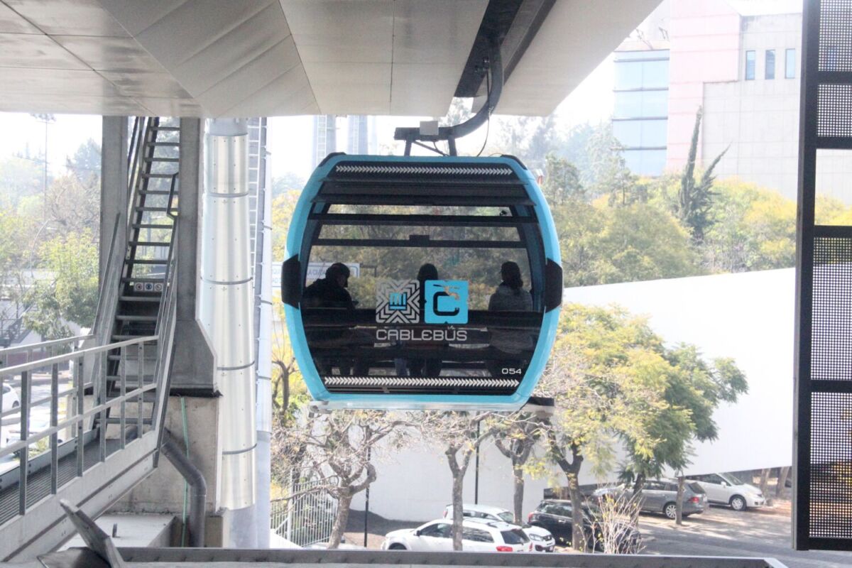 cabina del cablebús de chapultepec