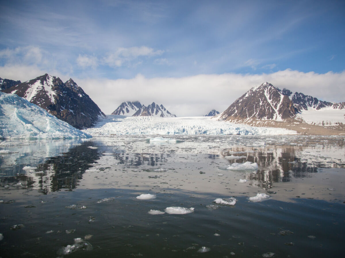 glaciares del polo norte