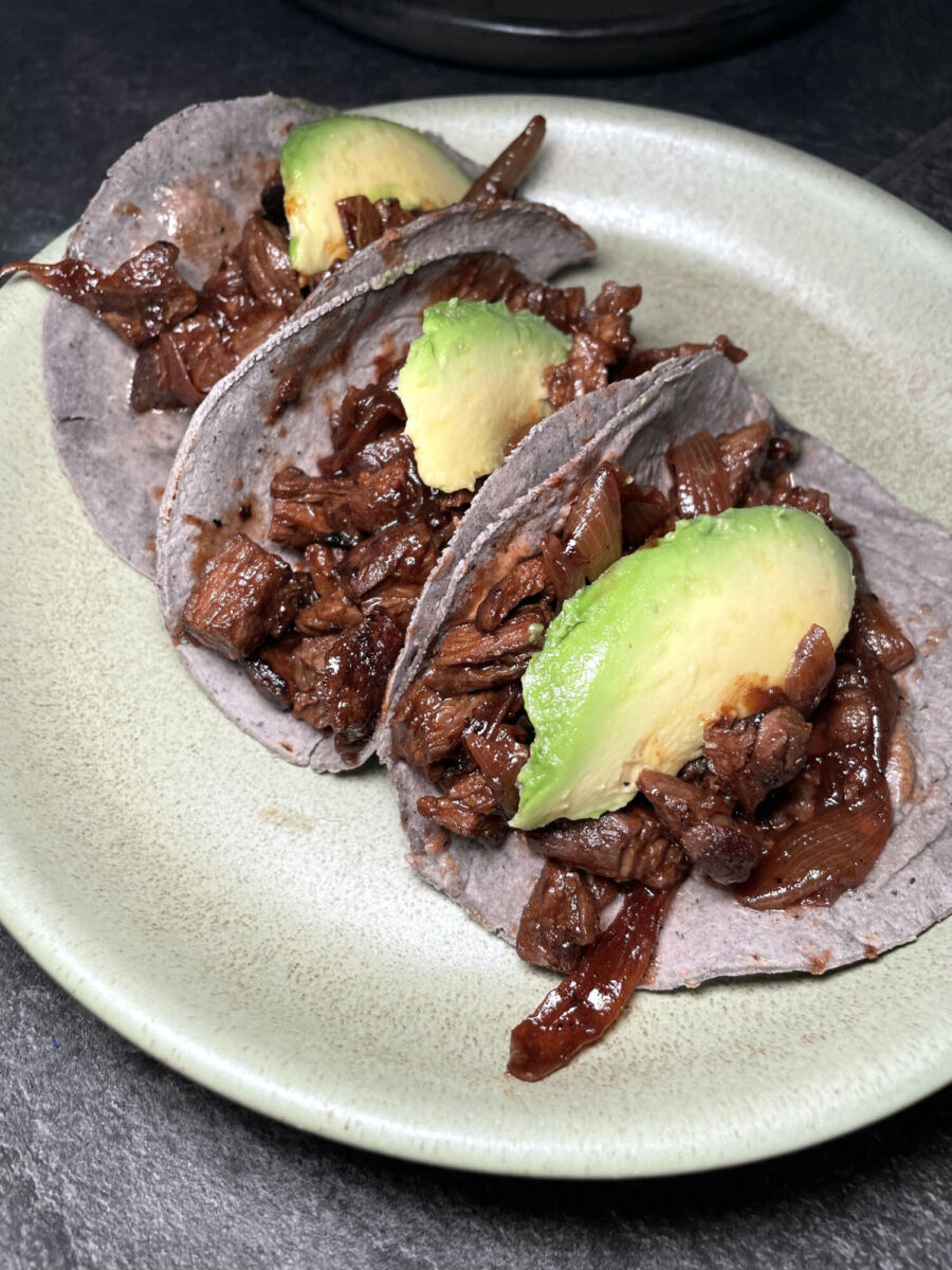 Tacos de arrachera en La Romita 