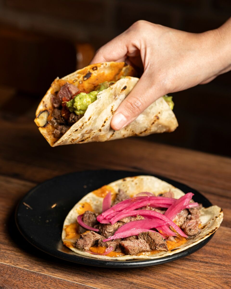 tacos de carne asada