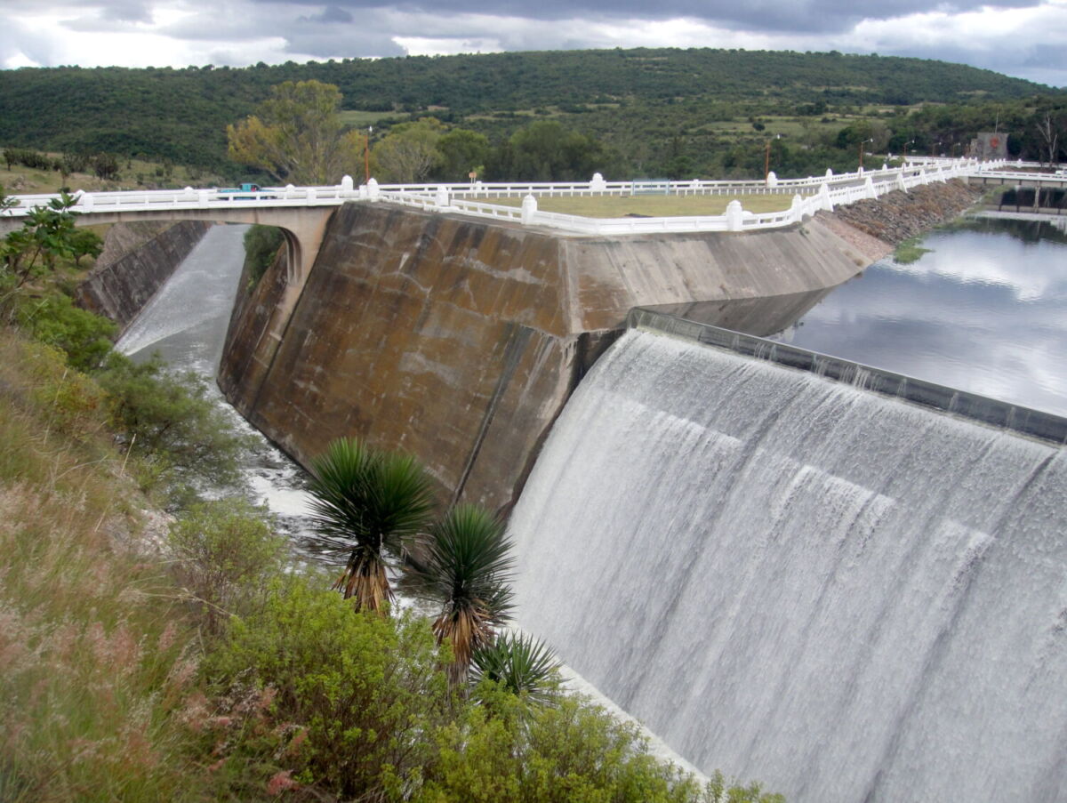 Vista panorámica de la Presa Valsequillo