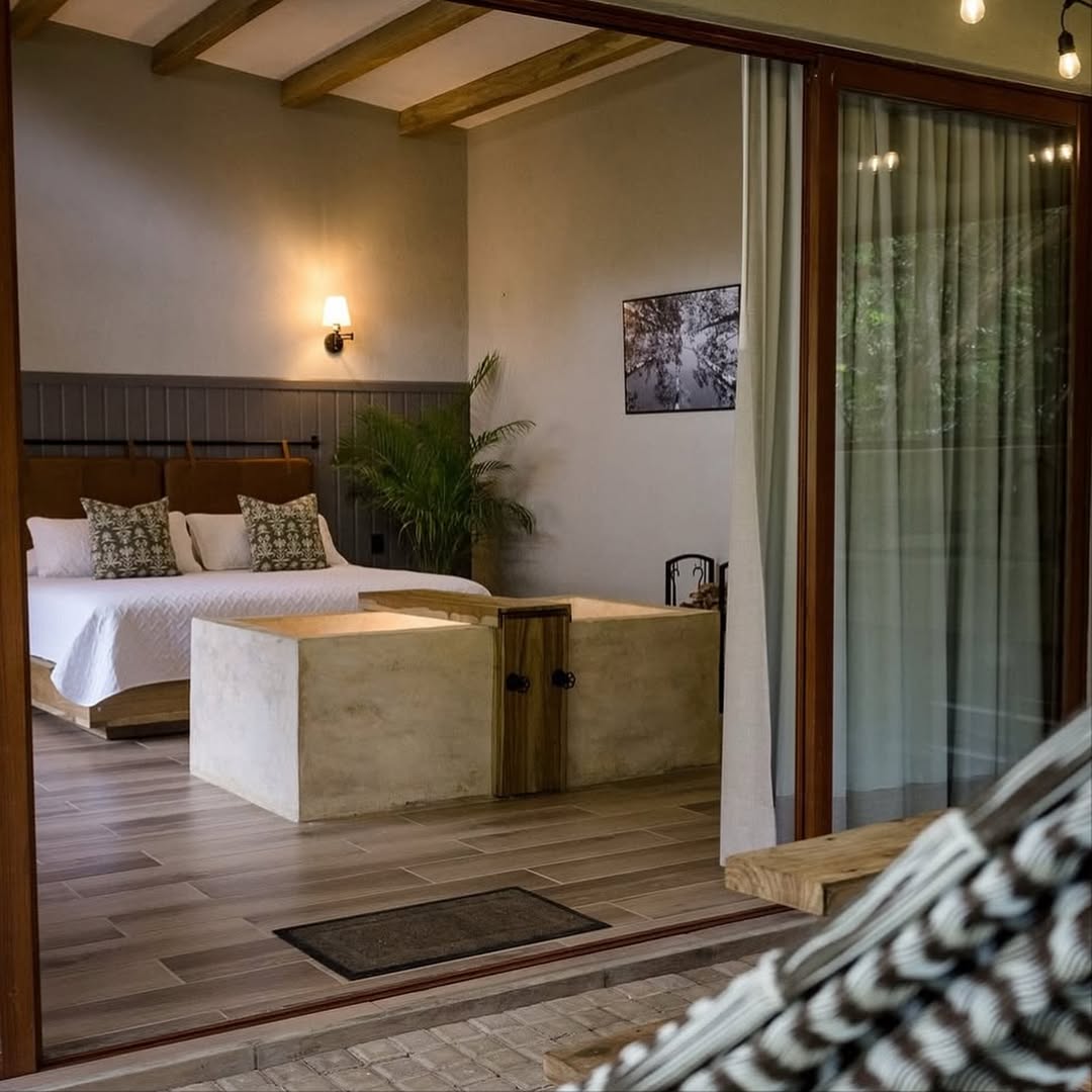 habitación de una villa de lujo 