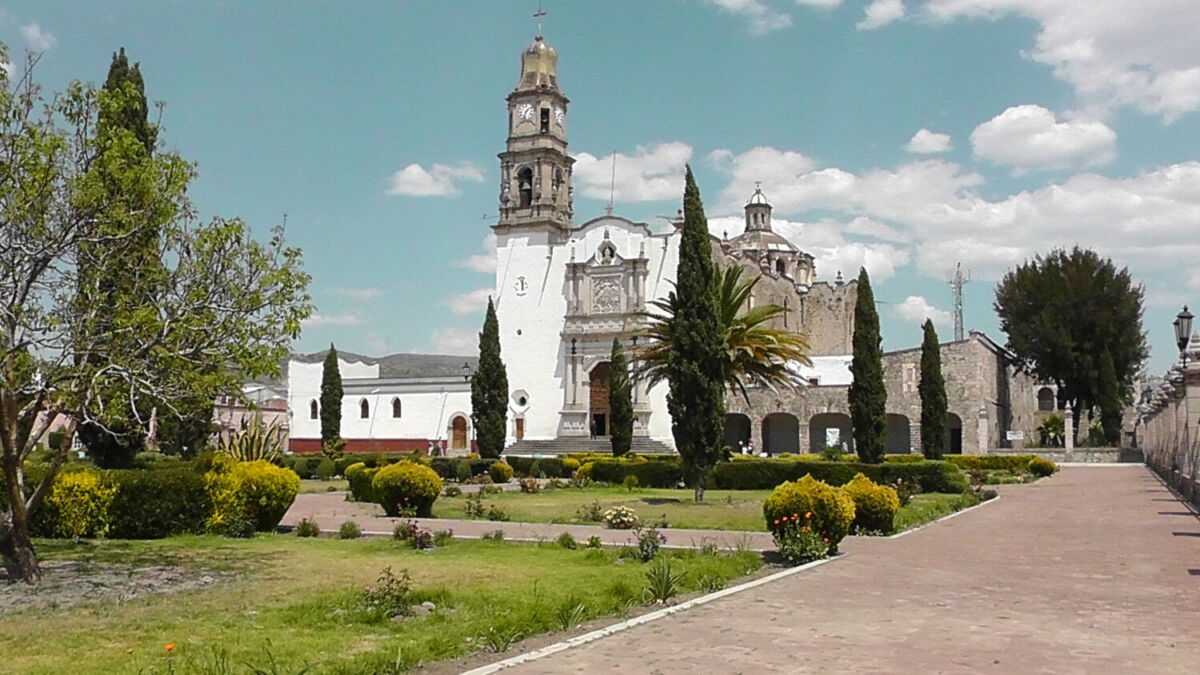 Iglesia en el centro de Apan Hidalgo