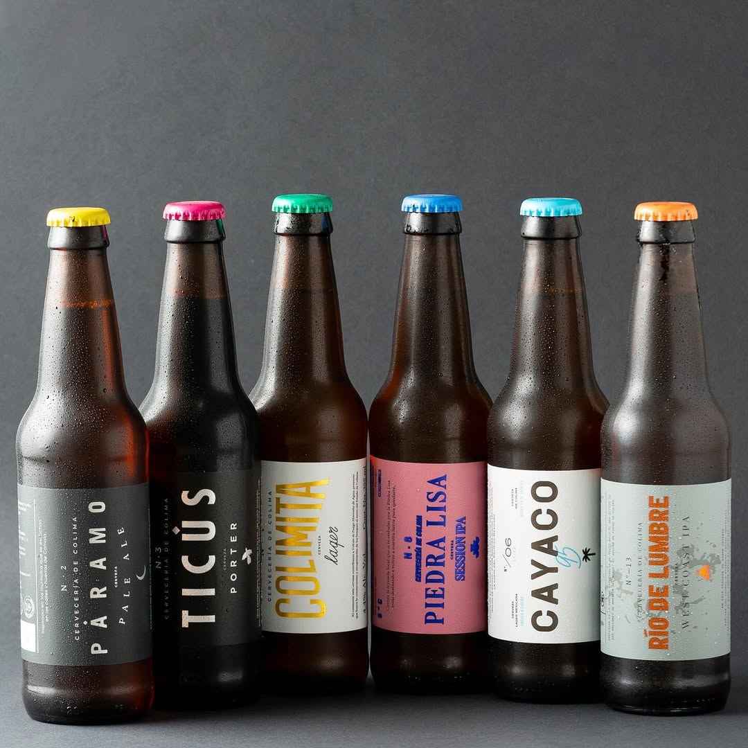 cervezas artesanales de la marca Cervecería de Colima