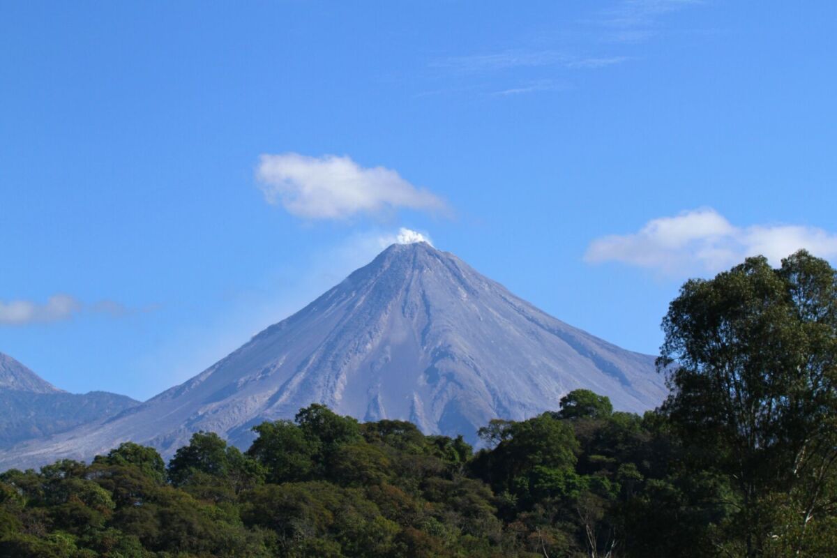 Volcán de Fuego, en Colima