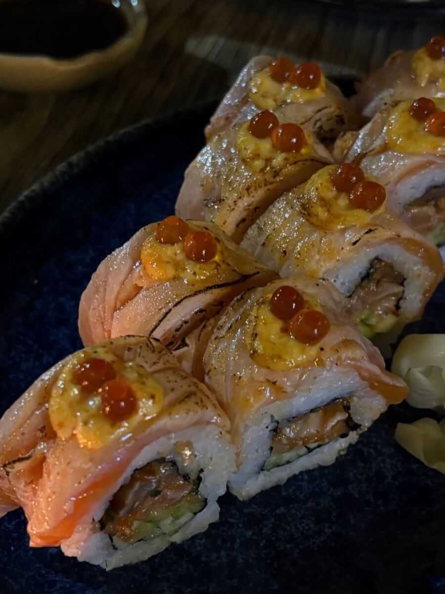 rollos de sushi 