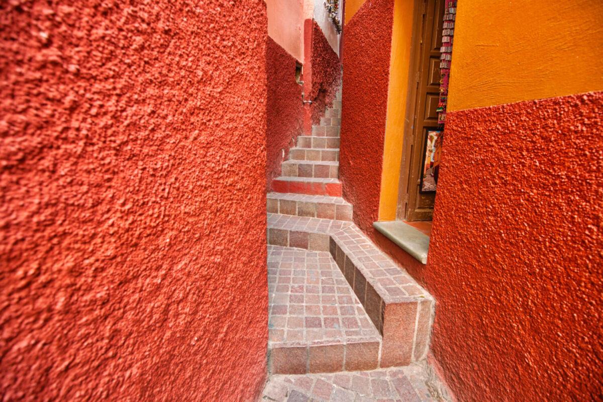pequeña calle en Guanajuato 