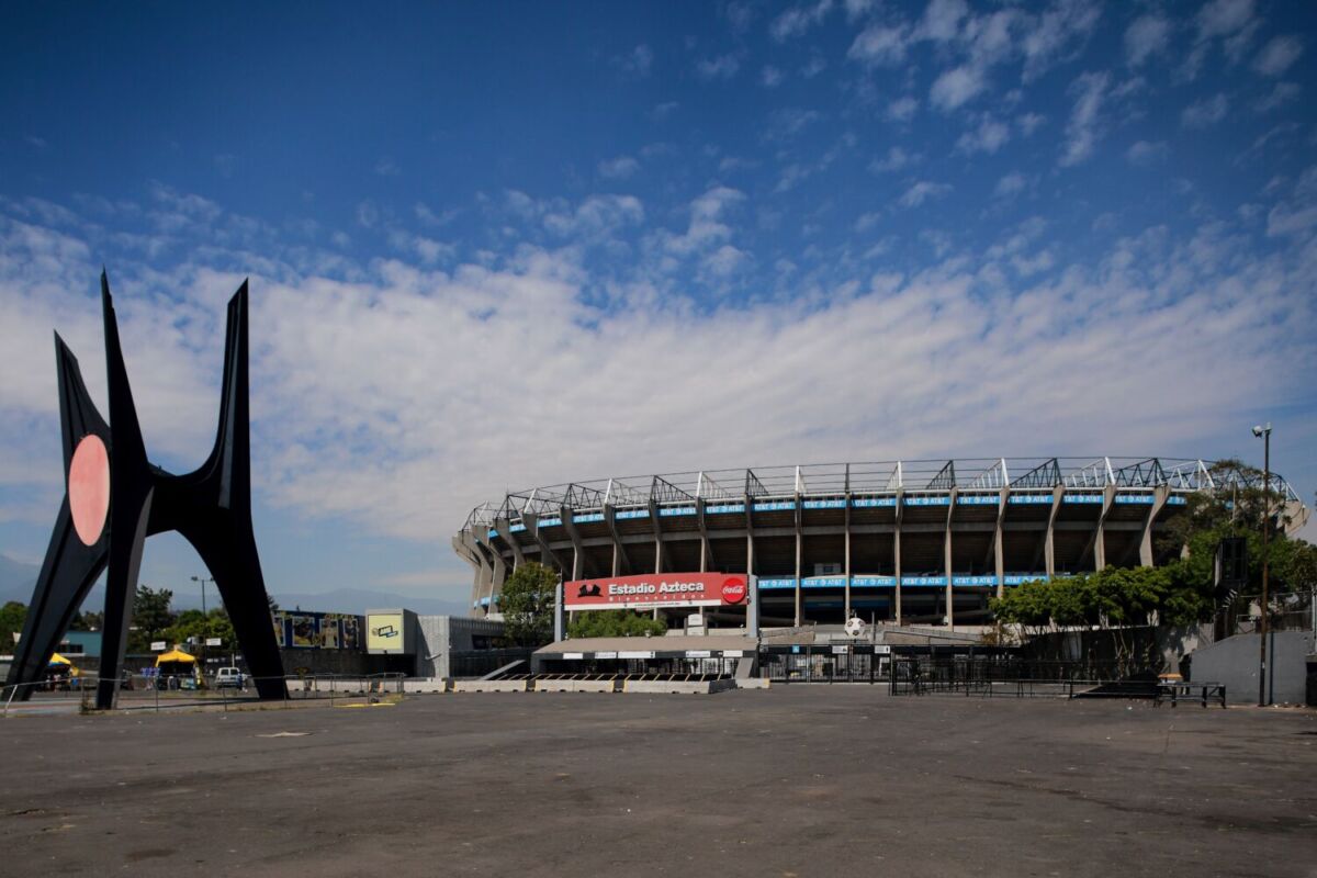 foto panorámica del estadio Azteca de día