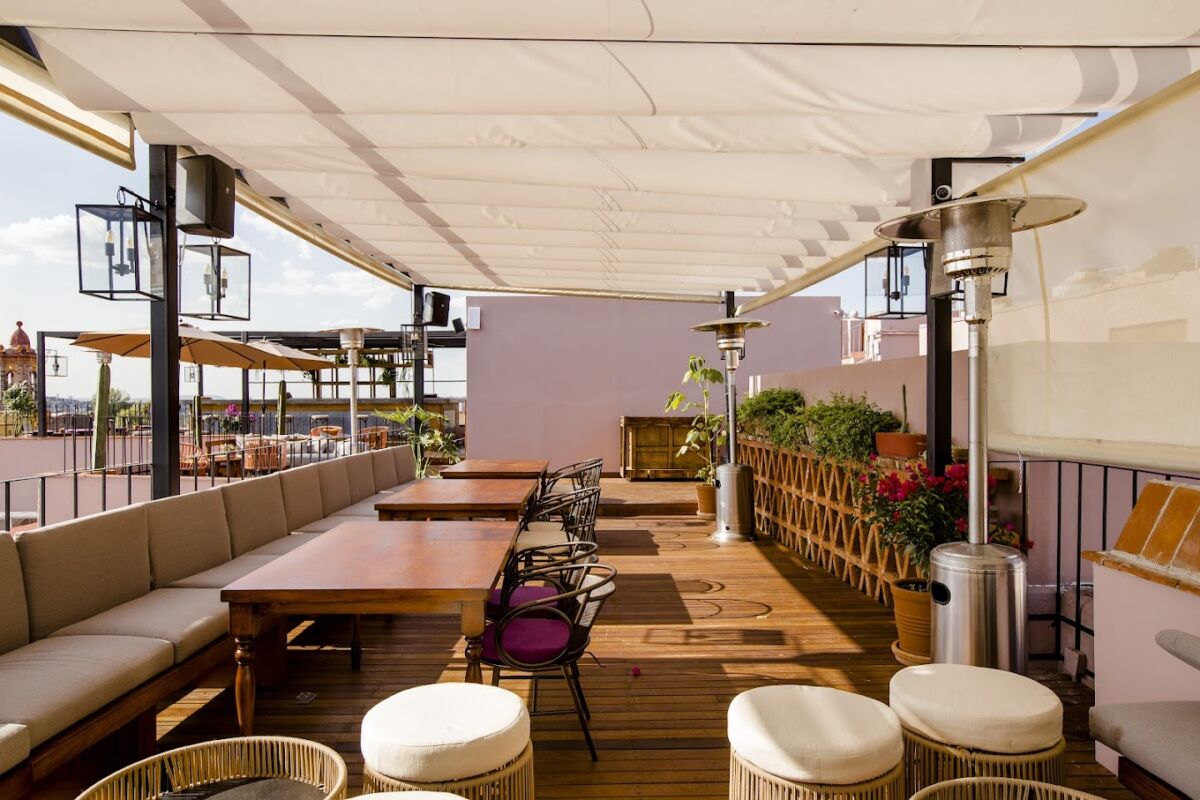 terraza en San Miguel de Allende 
